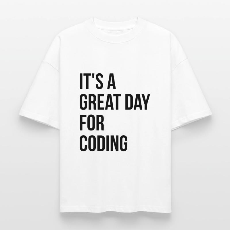 Coding Boxy Heavyweight Unisex Organic T-Shirt by Stanley/Stella