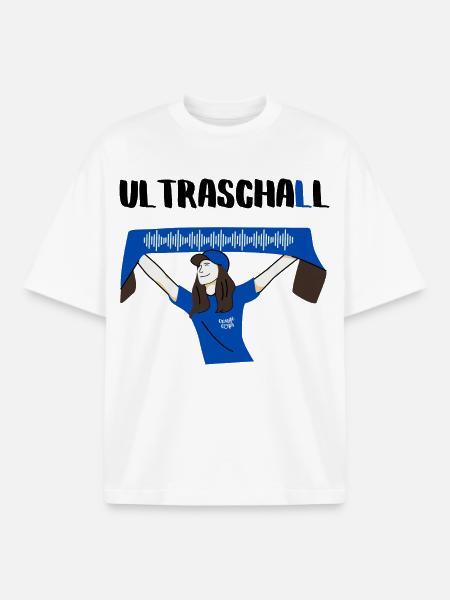 Ultraschall Ultraschal - Boxy Heavyweight Unisex Organic T-Shirt von Stanley/Stella - Weiß