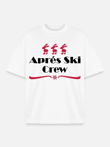 Après-ski - Boxy Heavyweight Unisex Organic T-Shirt by Stanley/Stella - white