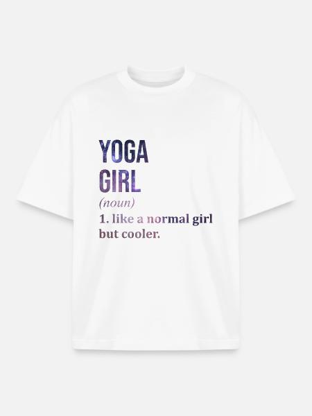 Yoga Yoga Yoga - Boxy Heavyweight Unisex Organic T-Shirt by Stanley/Stella - white