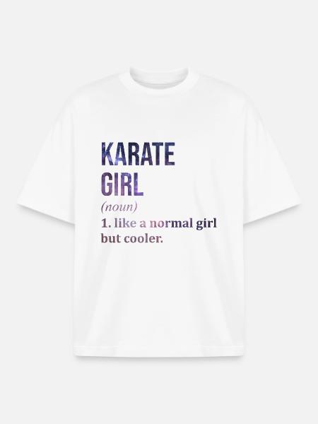 karaté - T-shirt unisexe boxy épais biologique Stanley/Stella - blanc