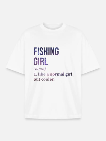 Pêche Pêche Pêche - T-shirt unisexe boxy épais biologique Stanley/Stella - blanc