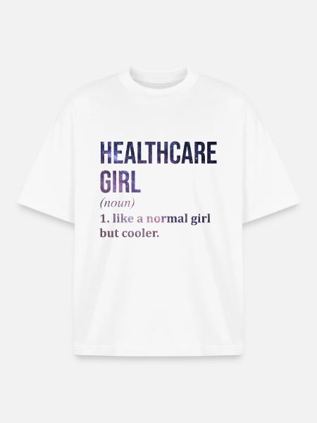 Soins de santé Santé Santé - T-shirt unisexe boxy épais biologique Stanley/Stella - blanc
