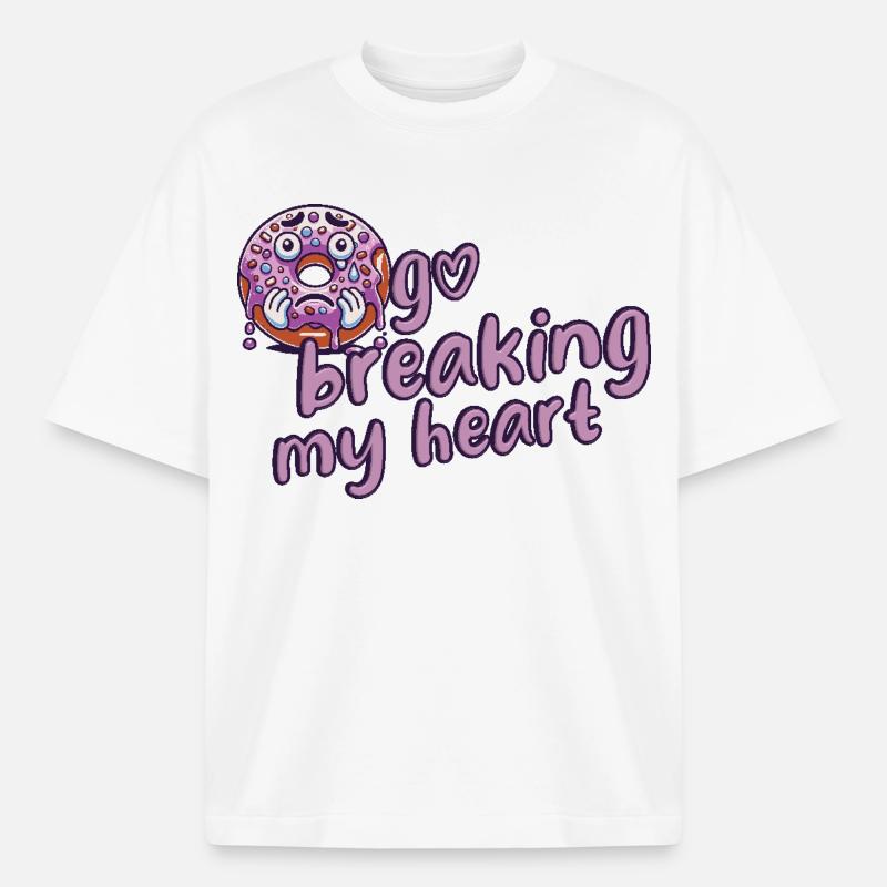 Donut - Boxy Heavyweight Unisex Organic T-Shirt von Stanley/Stella - Weiß