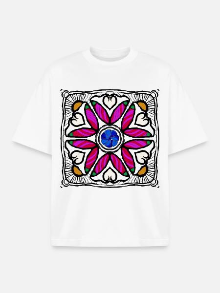 Rising sun - Boxy Heavyweight Unisex Organic T-Shirt by Stanley/Stella - white