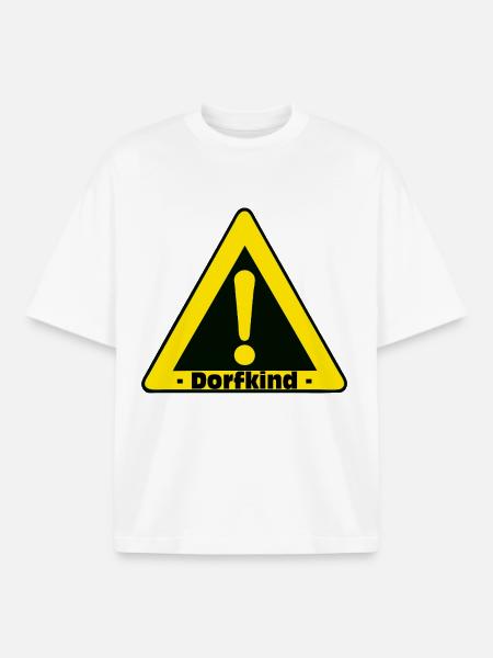Village Kid (25) - Boxy Heavyweight Unisex Organic T-Shirt by Stanley/Stella - white