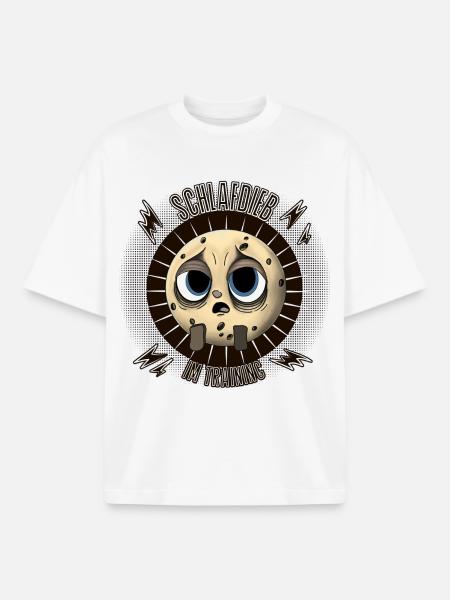 Schlafdieb? Schon in Ausbildung! - Boxy Heavyweight Unisex Organic T-Shirt von Stanley/Stella - Weiß