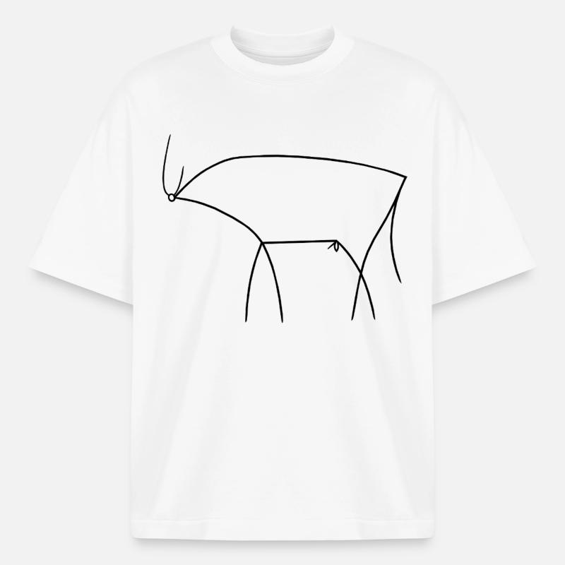 Bull - Heavyweight Boxy Unisex T-Shirt by Stanley/Stella - white