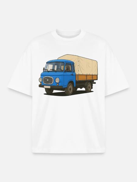 Plateau Est - T-shirt unisexe boxy épais biologique Stanley/Stella - blanc