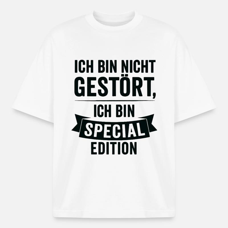 I'm Special Edition - Boxy Heavyweight Unisex Organic T-Shirt by Stanley/Stella - white