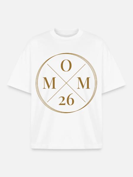 Mor 26 Baby Mor Mors Dag Gave Mor 2026 - Stanley/Stella unisex boxy heavyweight T-shirt økologisk - hvid