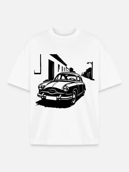 French Line - Boxy Heavyweight Unisex Organic T-Shirt by Stanley/Stella - white