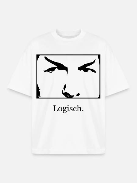 Logical - Boxy Heavyweight Unisex Organic T-Shirt by Stanley/Stella - white