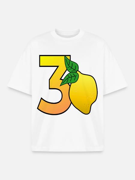 30th Birthday - Thirty - Boxy Heavyweight Unisex Organic T-Shirt by Stanley/Stella - white