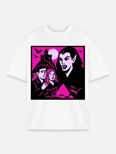 Vampire Countess - Boxy Heavyweight Unisex Organic T-Shirt by Stanley/Stella - white