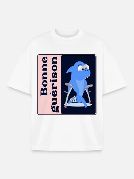 Good Healing Feet - Boxy Heavyweight Unisex Organic T-Shirt by Stanley/Stella - white