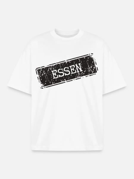 Essen Küchenmotif mit rustikaler Note - Boxy Heavyweight Unisex Organic T-Shirt von Stanley/Stella - Weiß