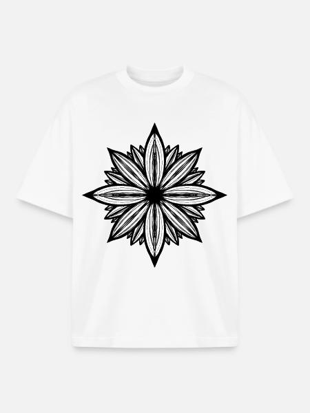 Daisy flower - Boxy Heavyweight Unisex Organic T-Shirt von Stanley/Stella - Weiß