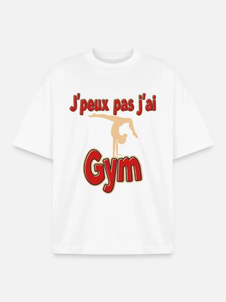 I Have Gym Humor - Boxy Heavyweight Unisex Organic T-Shirt by Stanley/Stella - white