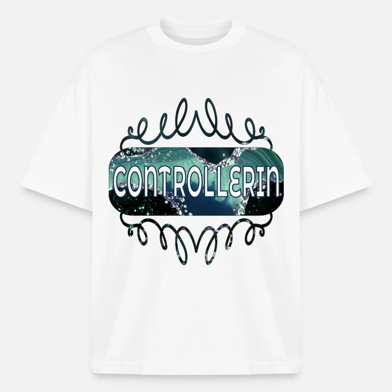 CONTROLLERIN - Heavyweight Unisex Boxy T-Shirt von stanley/stella	 - Weiß