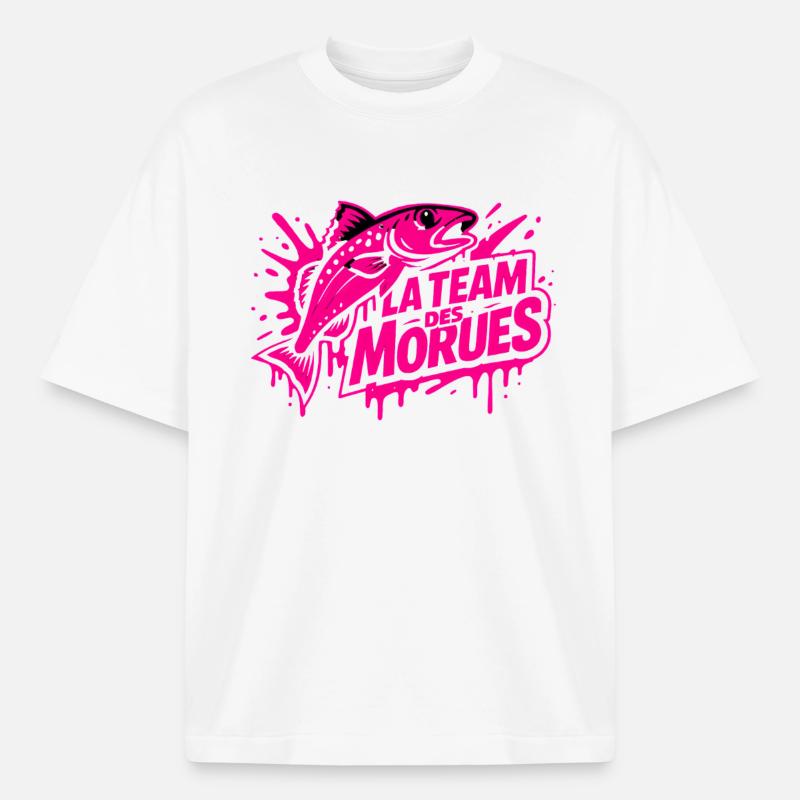 Neon Cod Team - Heavyweight Boxy Unisex T-Shirt by Stanley/Stella - white