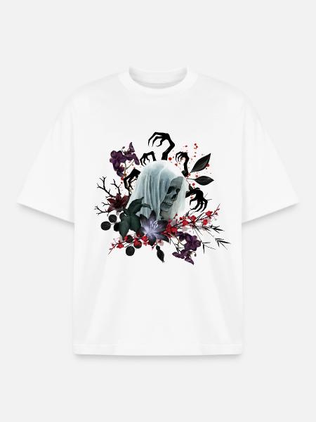 The Cursed Bride - Boxy Heavyweight Unisex Organic T-Shirt by Stanley/Stella - white