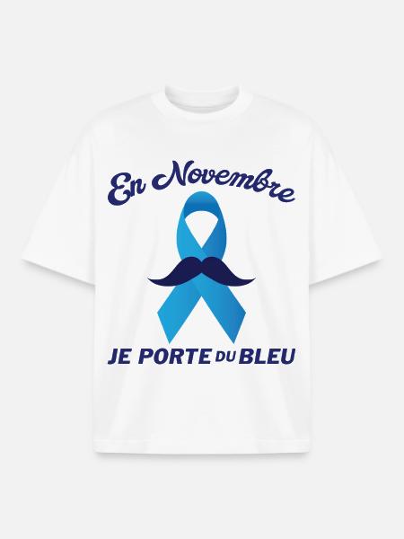 Prostate Cancer Awareness Month - Boxy Heavyweight Unisex Organic T-Shirt by Stanley/Stella - white