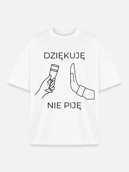 DANKE, ICH TRINKE NICHT - Boxy Heavyweight Unisex Organic T-Shirt von Stanley/Stella - Weiß