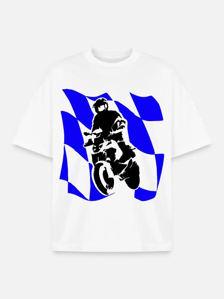 13GeländeSportBayern00 - Boxy Heavyweight Unisex Organic T-Shirt von Stanley/Stella - Weiß