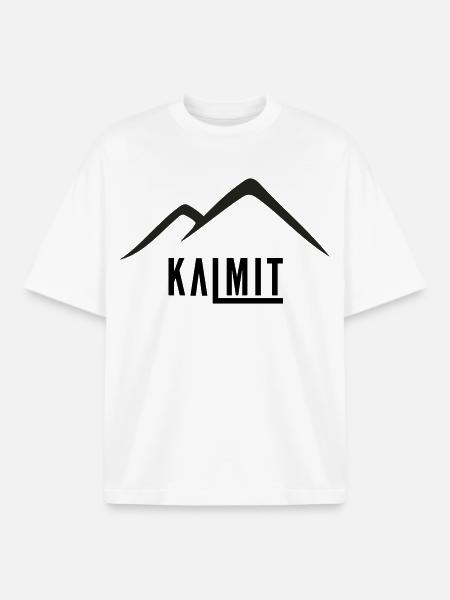 Mountain Silhouette Minimal Peak - Boxy Heavyweight Unisex Organic T-Shirt by Stanley/Stella - white