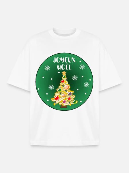 Merry Christmas Potatoes - Boxy Heavyweight Unisex Organic T-Shirt by Stanley/Stella - white