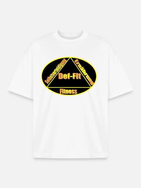 Logo_Grafik - T-shirt unisexe boxy épais biologique Stanley/Stella - blanc