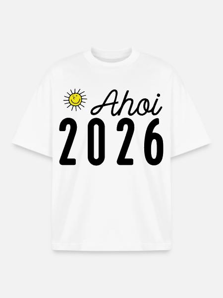 2026 - T-shirt unisexe boxy épais biologique Stanley/Stella - blanc