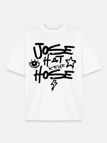 Jose has no pants - Boxy Heavyweight Unisex Organic T-Shirt by Stanley/Stella - white