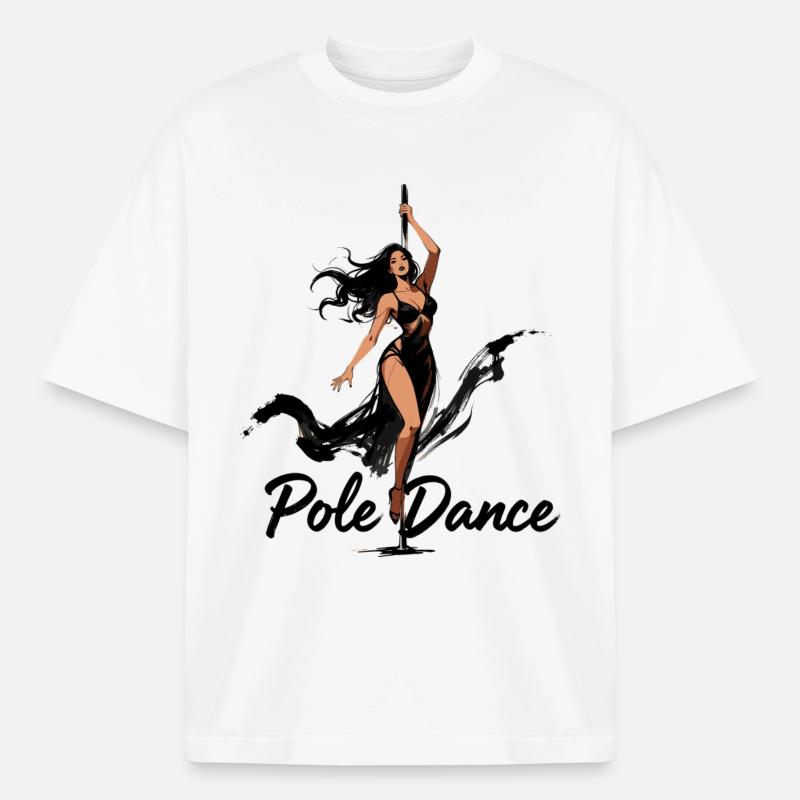 Pole Dance Poledancerin ästhetisch Geschenk - Boxy Heavyweight Unisex Organic T-Shirt von Stanley/Stella - Weiß