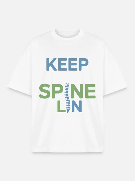 Licensed DC Musculoskeletal Structural Expert - Boxy Heavyweight Unisex Organic T-Shirt by Stanley/Stella - white