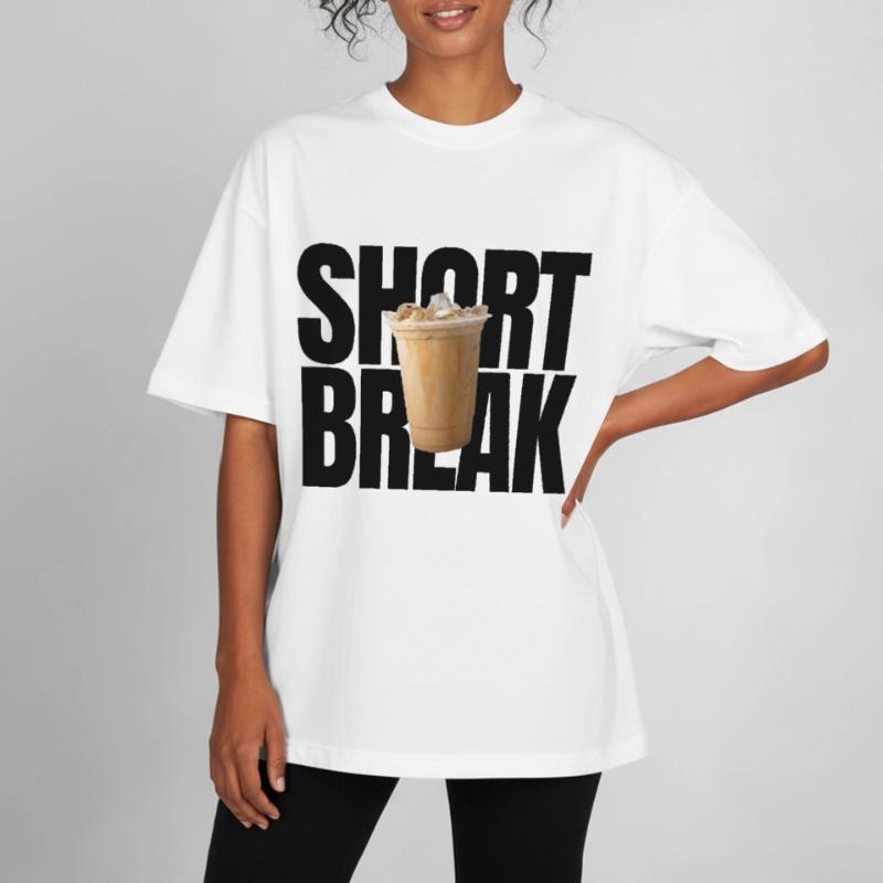 Short Break Heavyweight Boxy Unisex T-Shirt by Stanley/Stella