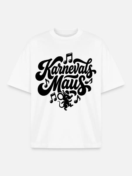 Carnival Mouse Cologne Carnival Mouse - Boxy Heavyweight Unisex Organic T-Shirt by Stanley/Stella - white