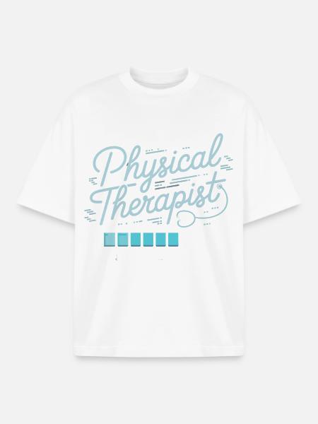 FuturePhysiotherapist Design - Boxy Heavyweight Unisex Organic T-Shirt by Stanley/Stella - white