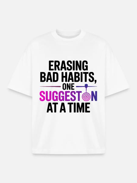 Certified Clinical Behavioral Modification Gear  - Boxy Heavyweight Unisex Organic T-Shirt by Stanley/Stella - white