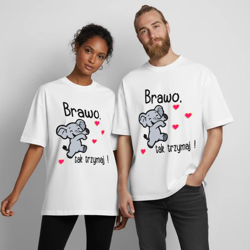 Bravo, continue comme ça T-shirt unisexe boxy épais biologique Stanley/Stella