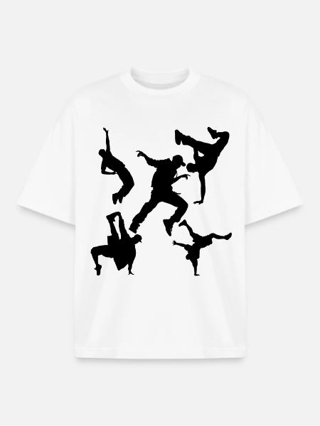 Dance Hip-Hop - Boxy Heavyweight Unisex Organic T-Shirt by Stanley/Stella - white