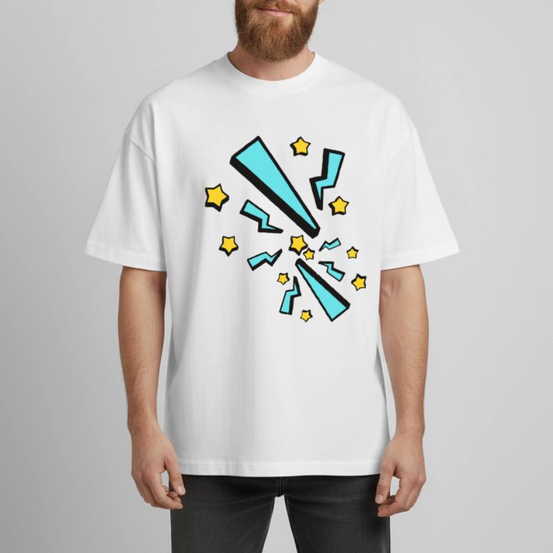 lightning bolt Heavyweight Boxy Unisex T-Shirt by Stanley/Stella
