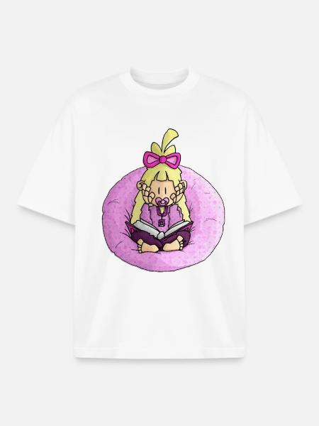 Tida - das Buch / - Boxy Heavyweight Unisex Organic T-Shirt von Stanley/Stella - Weiß