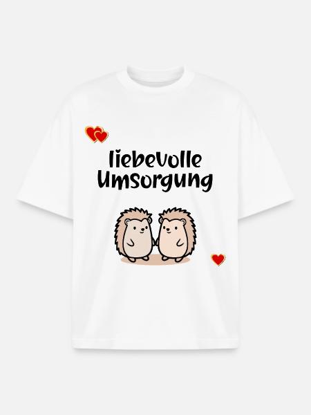 Danke Pflege Umsorgung - Boxy Heavyweight Unisex Organic T-Shirt von Stanley/Stella - Weiß