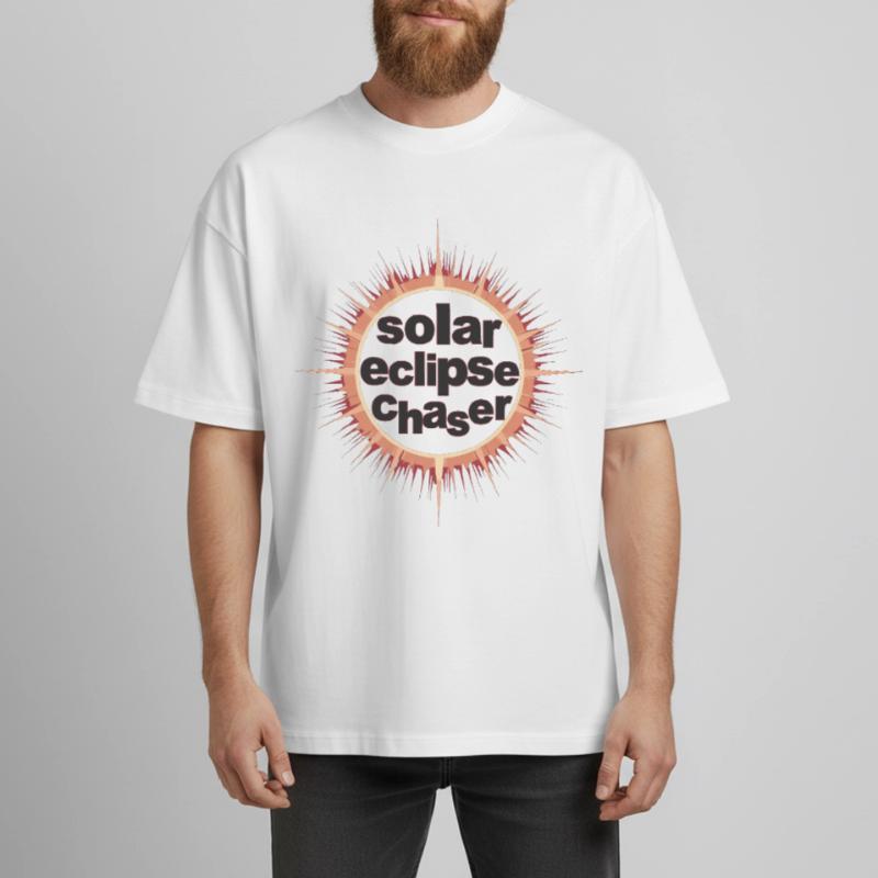 Solar eclipse chaser Heavyweight Boxy Unisex T-Shirt by Stanley/Stella