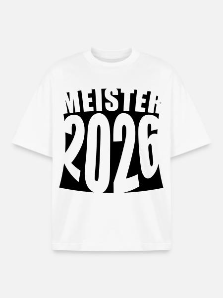 Champion 2026 Championship - Boxy Heavyweight Unisex Organic T-Shirt by Stanley/Stella - white