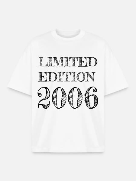 Millésime 2006 - T-shirt unisexe boxy épais biologique Stanley/Stella - blanc