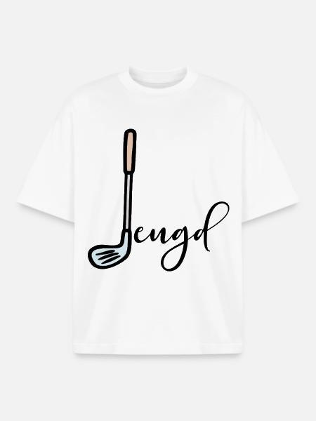 Jugendgolfer Jugend - Boxy Heavyweight Unisex Organic T-Shirt von Stanley/Stella - Weiß