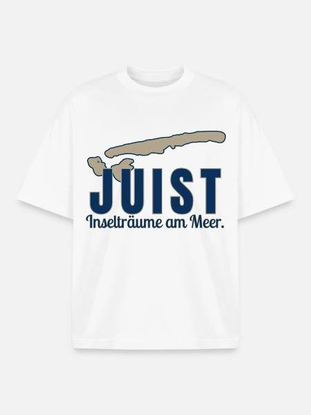 Juist - Inselträume am Meer - Boxy Heavyweight Unisex Organic T-Shirt von Stanley/Stella - Weiß